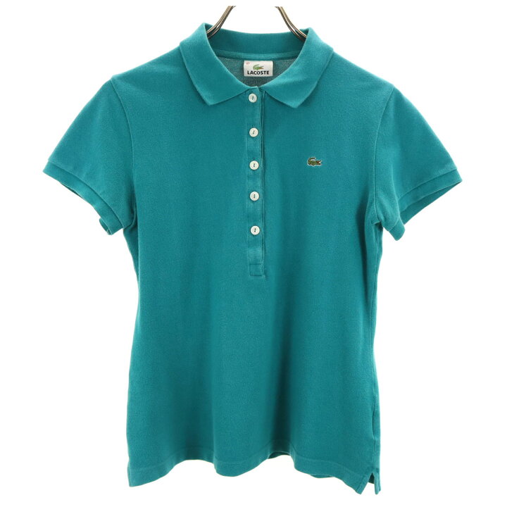楽天市場】古着 LACOSTE ラコステ 半袖 ポロシャツ 42 ターコイズ 