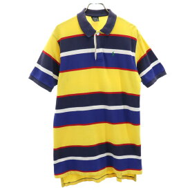 古着 Polo by Ralph Lauren ポロバイラルフローレン 半袖 ポロシャツ XL イエロー メンズ 【中古】
