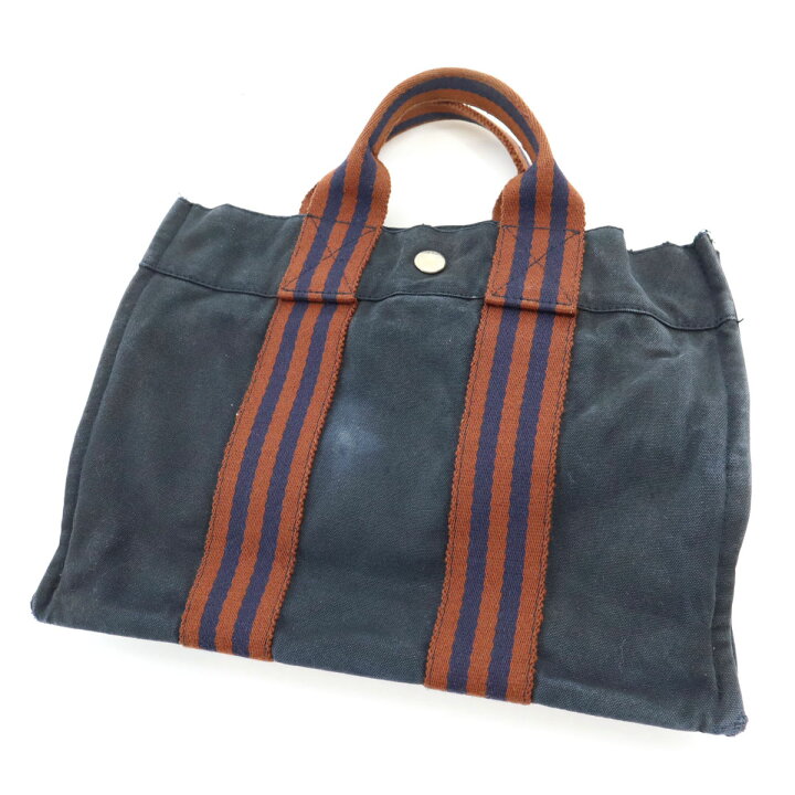 楽天市場】古着 HERMES エルメス フランス製 フールトゥPM キャンバス 