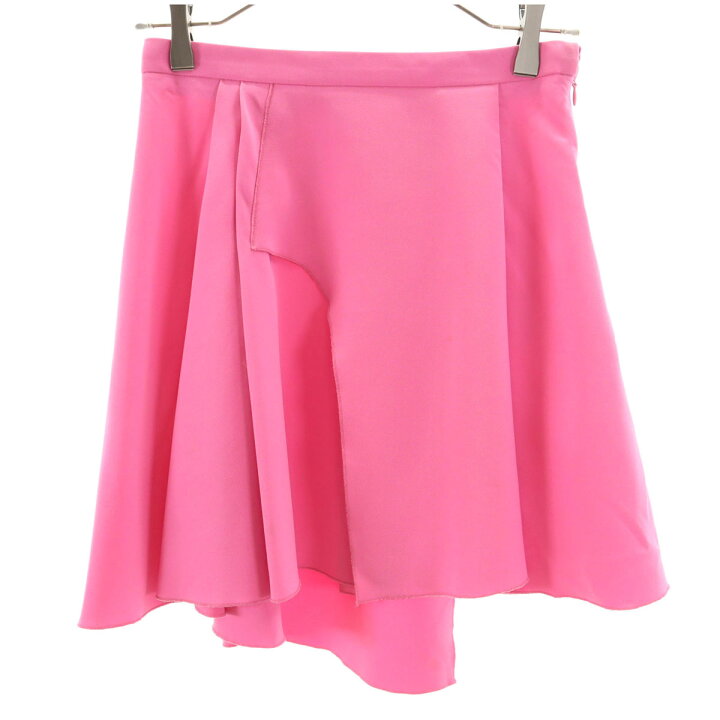 Nﾟ 21 ヌメロヴェントゥーノ ひざ丈スカート 38(S位) ピンク 【古着  