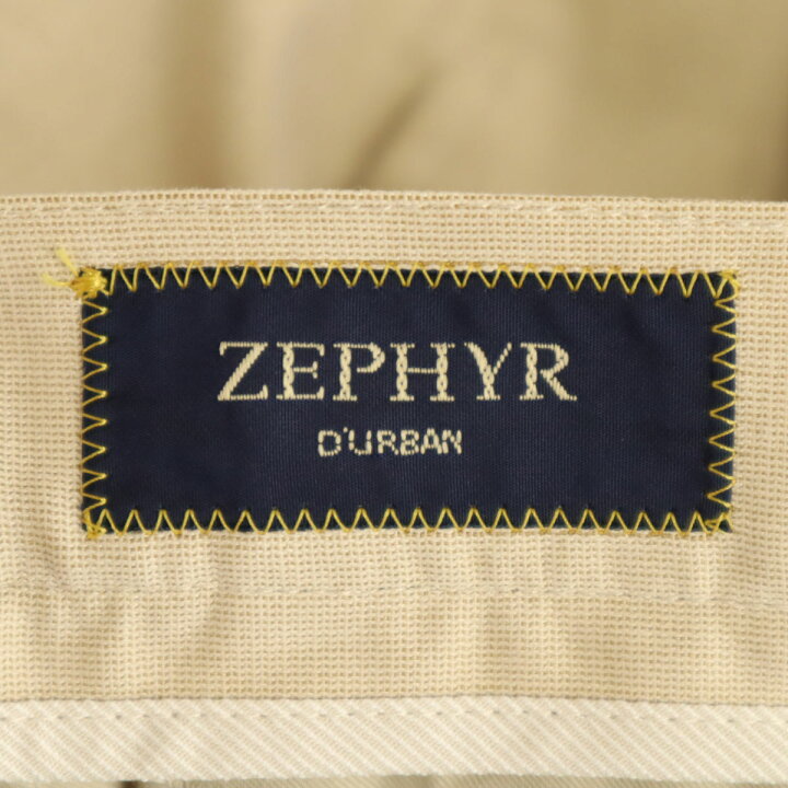 楽天市場】古着 未使用 ZEPHYR DURBAN ゼファー ダーバン 日本製 パンツ 91 ベージュ メンズ 【中古】 : ZEPHYR DURBAN ダーバン　未使用