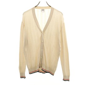 古着 Paul Smith ポールスミス 長袖 Vネック カーディガン M ベージュ系 メンズ 【中古】 【PD】