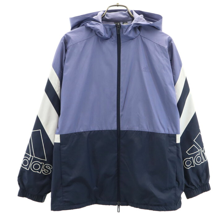 楽天市場】古着 adidas アディダス ウインドブレーカー M ネイビー系 