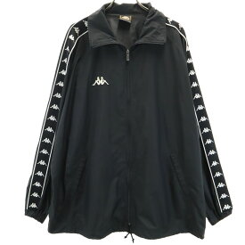 古着 Kappa カッパ ジップジャケット ブラック系 メンズ 【中古】