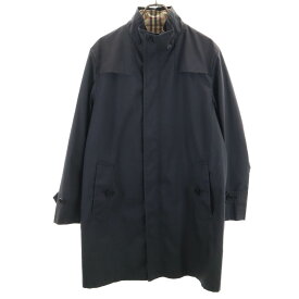 古着 BURBERRY バーバリー 日本製 ライナー付き コート M ブラック 三陽商会 メンズ 【中古】 【PD】