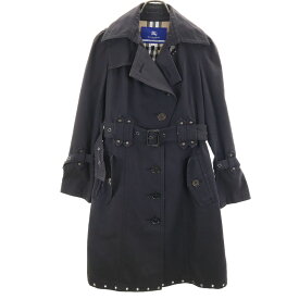 古着 BURBERRY BLUE LABEL バーバリーブルーレーベル コート 38 グレー 三陽商会 レディース 【中古】 【PD】