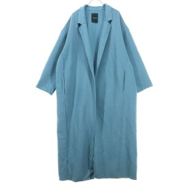 古着 JEANASiS ジーナシス 長袖 ウールコート F ブルー レディース 【中古】
