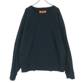 古着 UNIVERSAL OVERALL ユニバーサルオーバーオール 長袖 トレーナー L ブラック スウェット メンズ 【中古】