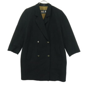 古着 DAKS ダックス ウールコート 9 ブラック レディース 【中古】