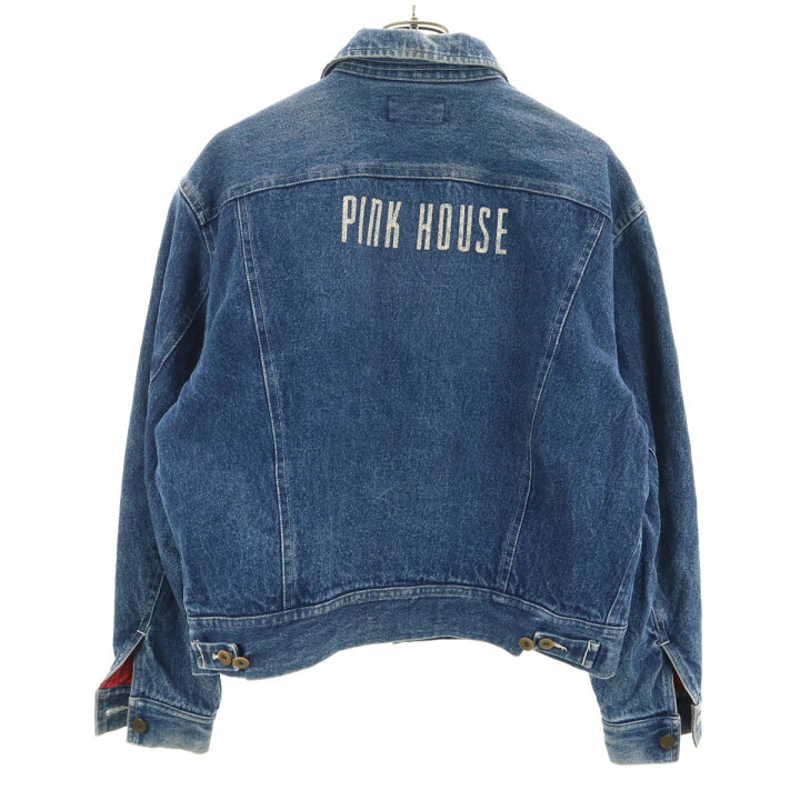 楽天市場】古着 PINK HOUSE ピンクハウス デニムジャケット ジージャン 