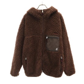 古着 Gramicci グラミチ ボア フリースジャケット M ブラウン メンズ 【中古】