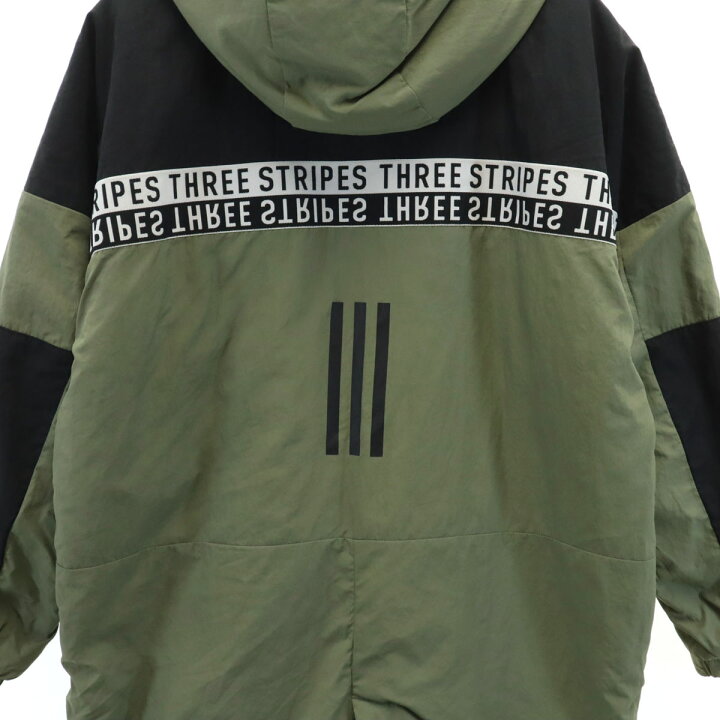 楽天市場】古着 adidas アディダス ナイロンジャケット 150 カーキ 裏 