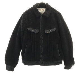 古着 Lee STORM RIDER リーストームライダー トラッカー ボアジャケット M ブラック メンズ 【中古】