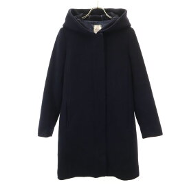 古着 NOLLEY'S ノーリーズ ウールコート 38 ネイビー レディース 【中古】