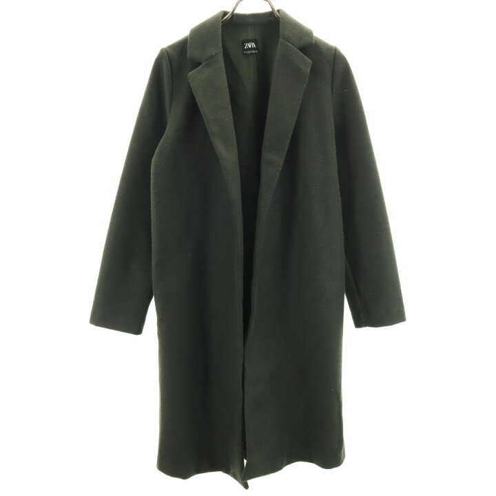 楽天市場】古着 ZARA ザラ チェスターコート M カーキ レディース 
