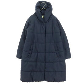 古着 earth music&ecology Natural Label アースミュージック&エコロジーナチュラルレーベル 長袖 中綿コート M ネイビー レディース 【中古】