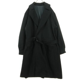 古着 URBAN RESEARCH アーバンリサーチ 長袖 ウール混 ロングコート M ブラック メンズ 【中古】