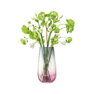 LSA International DUSK �_�X�N Vase H28cm�iPink/Grey�j LDU11