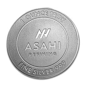 純銀コイン ASAHI シルバーコイン 1オンス アサヒ ファインシルバー