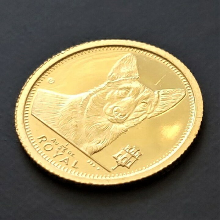 楽天市場】24金 ロイヤルドック金貨（犬） 1/25オンス 1991年製 英領 