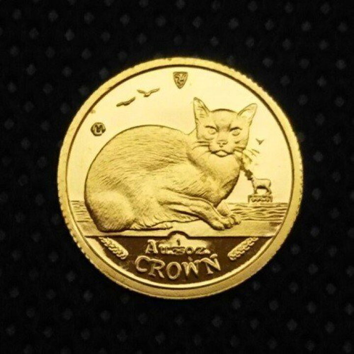 楽天市場】【猫 コイン】キャット 金貨 1/25オンス 1996年製 マン島政府発行純金 金 ゴールドコイン 品位 99.99% 24K 硬貨 貨幣  : 金貨と銀貨＆純金アクセの-SPACE-
