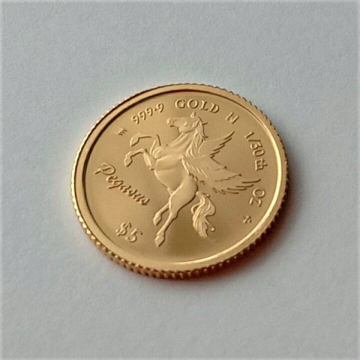 楽天市場】純金コイン 24金 ペガサス金貨 1/30オンス 2022年製 クック 