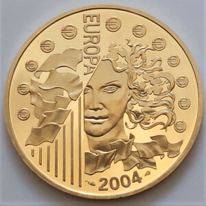 金コイン フランス金貨 20ユーロ フランス 2004年 プルーフ加工 エウロパの女神