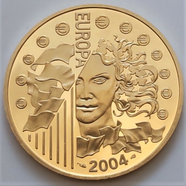 楽天市場】金コイン フランス金貨 20ユーロ フランス 2004年 プルーフ 