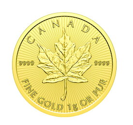 【新品】純金 コイン 金貨 24金 メイプル金貨 1g 2025年製 カナダ王室造幣局 K24 カナダ金貨 エリザベス女王 チャールズ国王 令和7年 Gold Coin 99.99% メープルリーフ メープル ゴールド《安心の本物保証》【保証書付き・巾着袋入り】