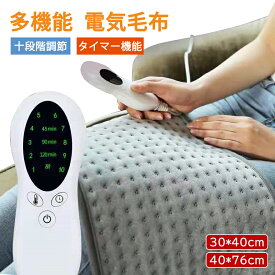 電気毛布 電気ブランケット ホットマット シングル タイマー付き 敷き毛布 洗える ミニ 足元 デスク下 電気マット 電気 毛布 電気ひざ掛け毛布 ホットカーペット ホットブランケット 防寒 アウトドア 冷え性対策 グラフェン 温熱シート 30*40cm 40*76cm