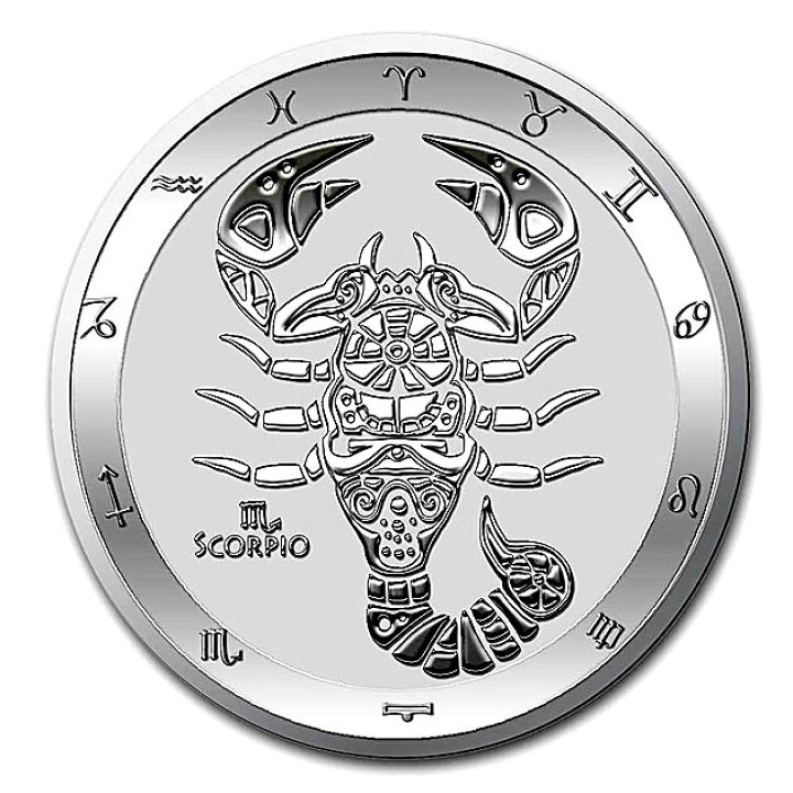 楽天市場】【新品】※ポスト投函※『【12星座】さそり座銀貨 1オンス 