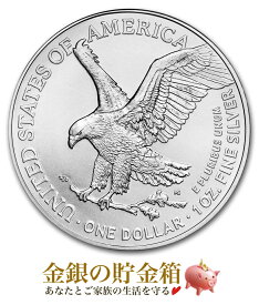 ★2025年★【新品】※ポスト投函※『イーグル銀貨 1オンス 2025年製 クリアケース入り』純銀 コイン アメリカ造幣局発行 31.1g 品位:99.9％ 銀貨 シルバー イーグル 鷲 鳥 アメリカ 米国 リバティ 自由の女神 Eagle Silver Coin《安心の本物保証》【保証書付き・巾着袋入り】