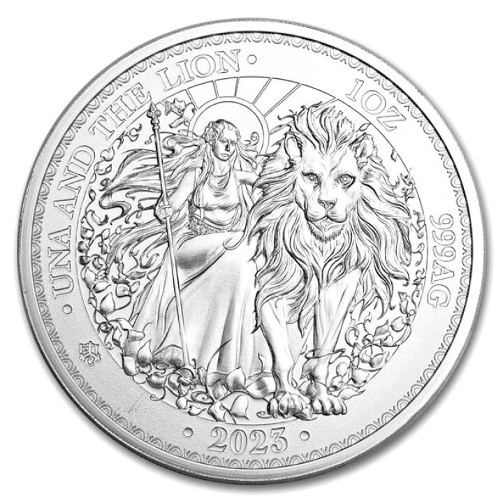 楽天市場】【新品】『ウナとライオン銀貨 1オンス 2023年製 クリア 