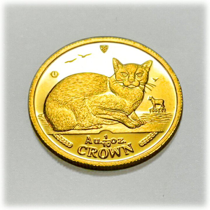 楽天市場】【楽天スーパーSALE10％OFF】金貨 24金『キャット金貨 1/10 