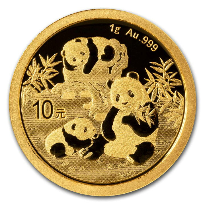 楽天市場】【新品】『パンダ金貨 1g 2025年』純金 コイン 中国人民銀行 