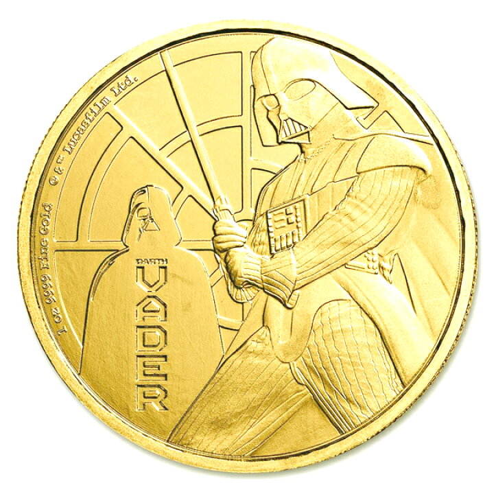 楽天市場】『スター・ウォーズ ダース・ベイダー金貨 1オンス 2022年製  
