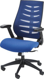 オフィスチェア OFC-21BL チェア メッシュ オフィスチェア 肘付き パソコンチェア 椅子 事務椅子 チェア オフィス