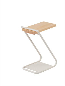 アイアンレッグサイドテーブルLow ホワイト NIT-12WH サイドテーブル ミニテーブル テーブル ナイトテーブル デザインテーブル おしゃれ スチール 天然木 パイン スリム 簡単組立 玄関 簡易テ