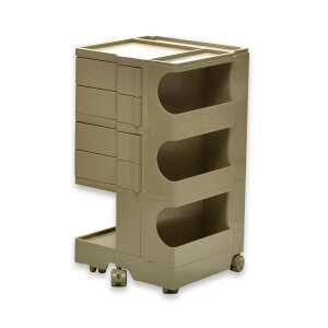 REP 4ドロワーワゴン RELS0219 プラスチック ワゴン 収納 ドロワー キャスター付き 4段 かわいい くすみカラー シンプル リビング ダイニング 子供部屋 キッチン デスク 幅44cm 奥行き45cm 高さ74cm