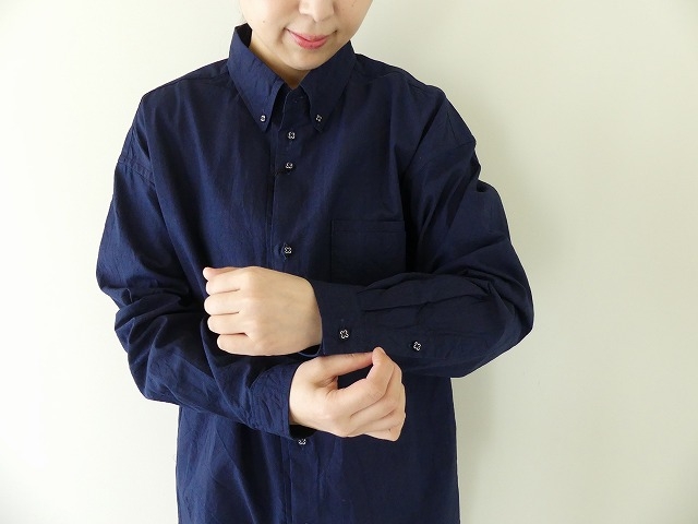 nisica(ニシカ) インディゴボタンダウンシャツ(NIS-975-1A)