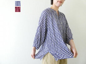 【SALE】【SALE】NATURAL LAUNDRY(ナチュラルランドリー) シャーリングプランブスリーブスリーブプルオーバー(7253T014)