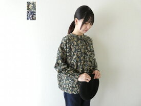 【SALE】【SALE】sosotto(ソソット) リバティコーデュロイ2WAYスタンドブラウス(42572951)