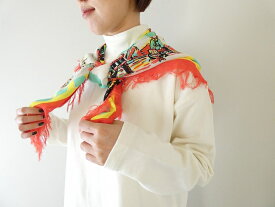 KAPITAL(キャピタル) レーヨンフリンジストール YUKON Life Map (K2510XM544)