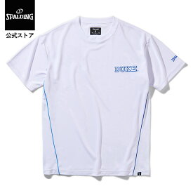 【公式】Tシャツ DUKEサイドストレッチ SMT211430 SPALDING スポルディング 公式 バスケットボール バスケ NBA ウェア 練習着 半袖 シャツ メンズ レディース 男性 女性 ユニセックス 男女兼用