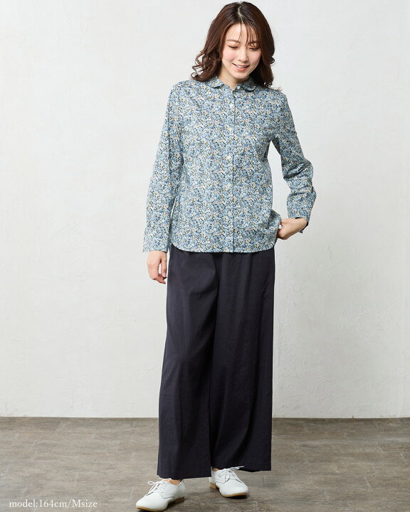 楽天市場】リバティ LIBERTY シャツ衿 日本製 花柄 フラワー 草花 