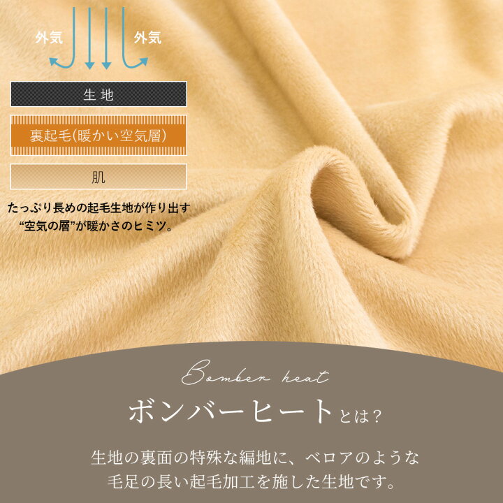 楽天市場】日本製 ボンバーヒート 裏起毛 ネックウォーマー 寒い日  