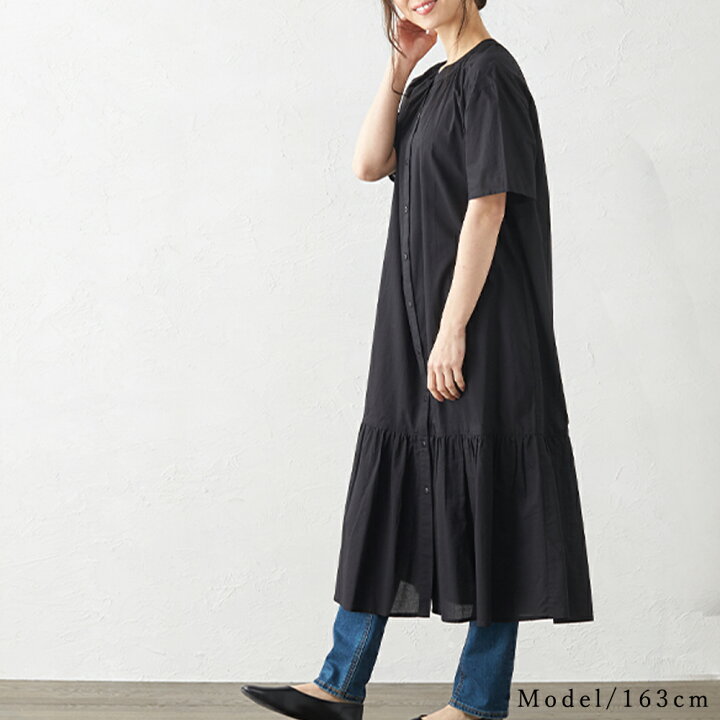 楽天市場】インド綿 ワンピース 半袖 ロングシャツ 2way ティーアード 