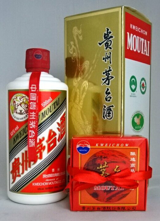 楽天市場】貴州茅台酒（マオタイ酒）[2015] 500ml 53度 ミニグラス付 