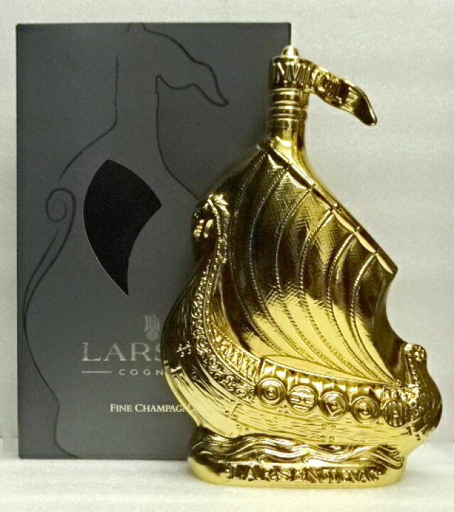 楽天市場】ラーセン ゴールデン スカルプチャー (ゴールド) 700ml 40度 