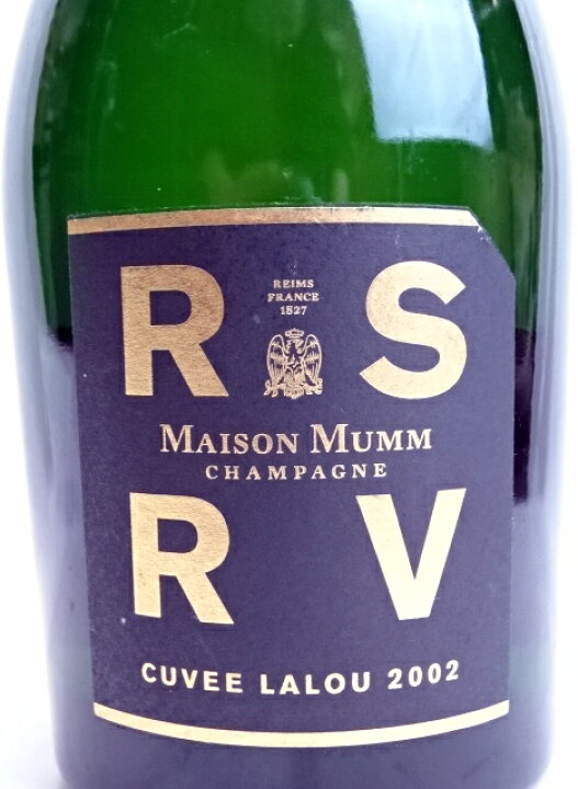 楽天市場】□正規品□ メゾン・マム RSRV キュヴェ ラルー 2002 750ml 
